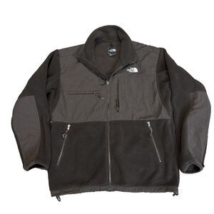 The North Face Denali Jacket Mens XL Brown Fleece Polartec Full Zip Vtg